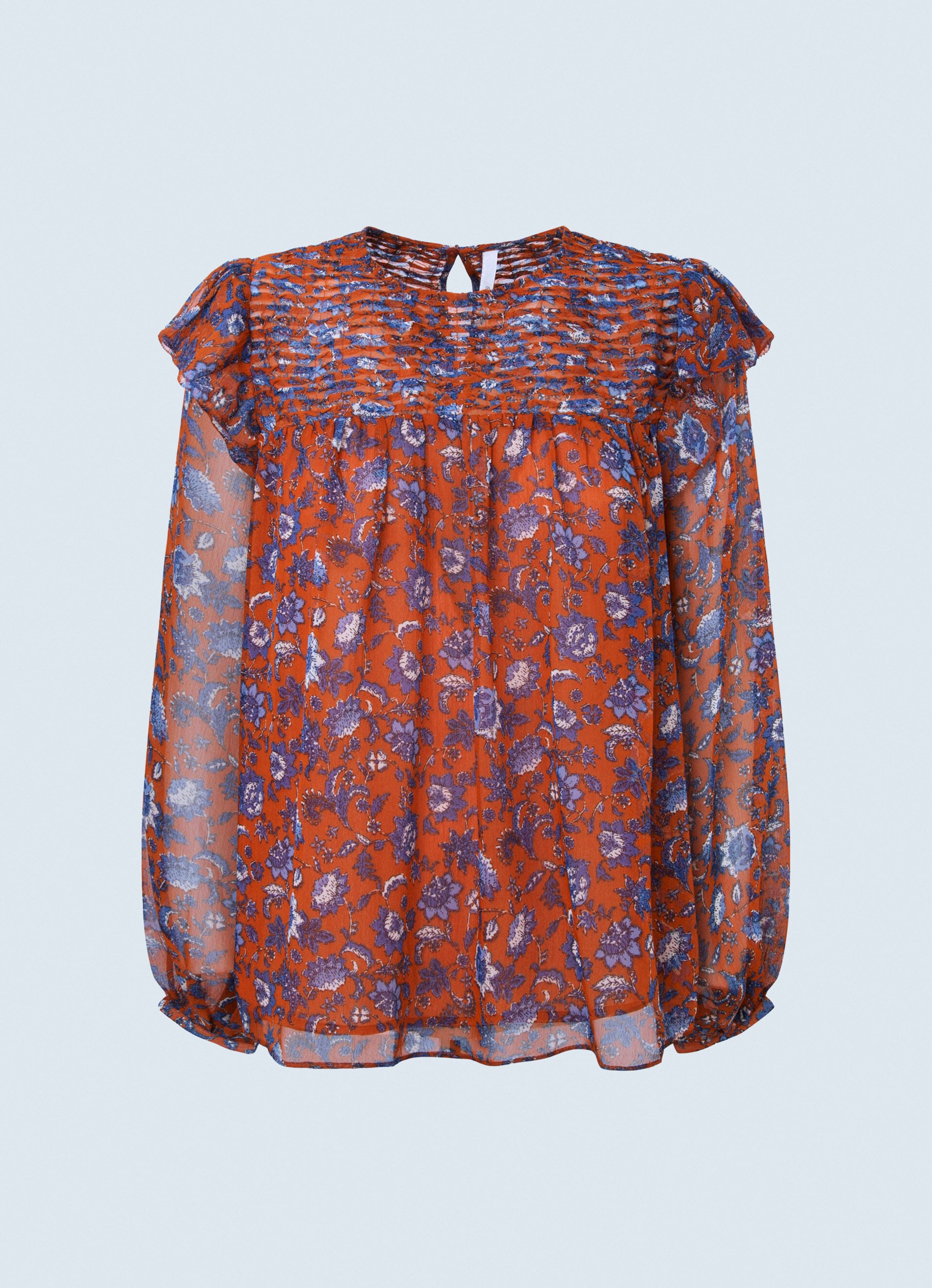 PepeJens Blusa Boho con Fiori Aitana PL304131 multi