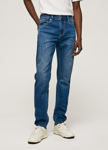 Pepe Jeans Pantalone Jeans da uomo Slim Fit Regular Waist PM206524CQ42 denim