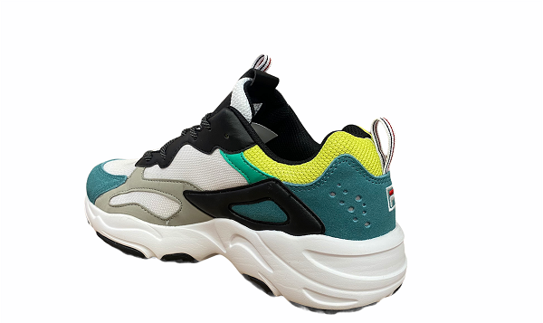 Fila scarpa sneakers da uomo Ray Tracer 1010685.13C bianco-nero-grigio