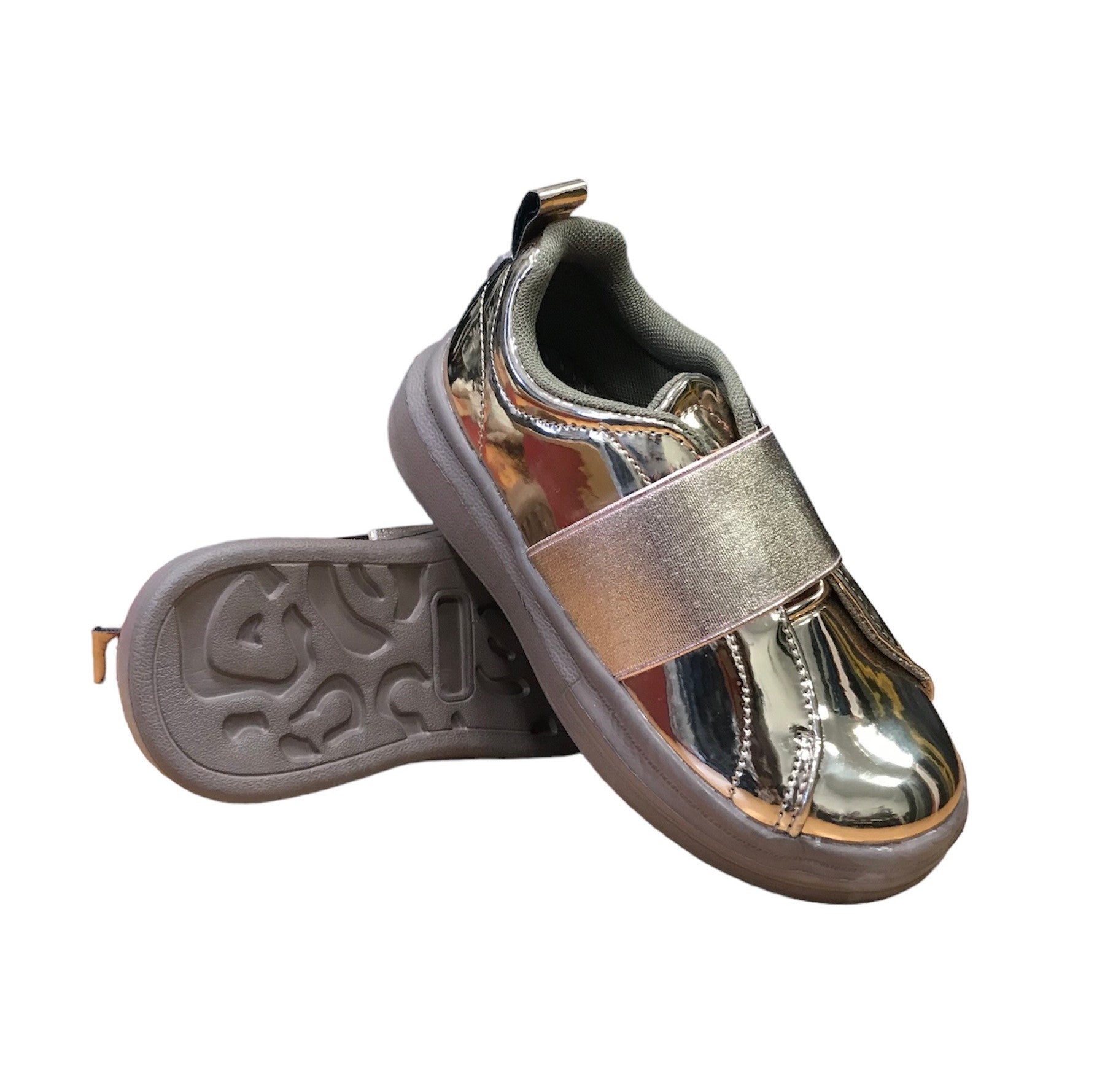 Gioseppo scarpe da bambina slip-on effetto vernice 41884 cooper