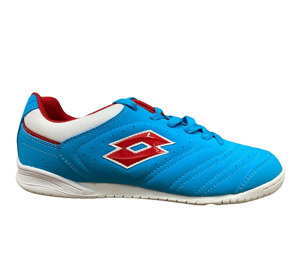 Lotto scarpa da calcetto indoor da junior Torcida Tre Nu Id Jr M6228 celeste