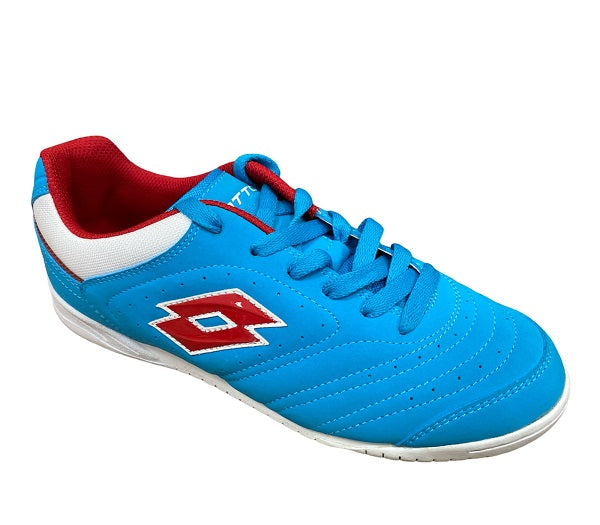 Lotto scarpa da calcetto indoor da junior Torcida Tre Nu Id Jr M6228 celeste