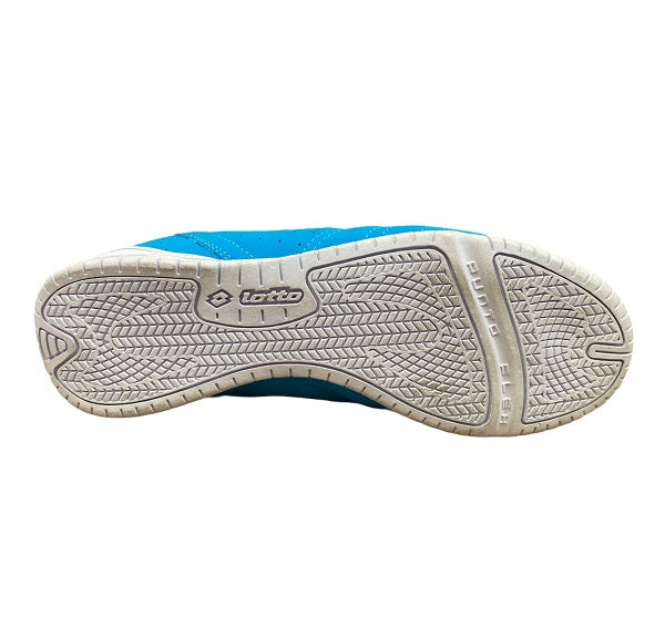 Lotto scarpa da calcetto indoor da junior Torcida Tre Nu Id Jr M6228 celeste