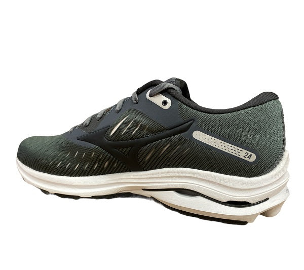 Mizuno scarpa da corsa da uomo Wave Rider 24 J1GC200316 grigio coccio arancione