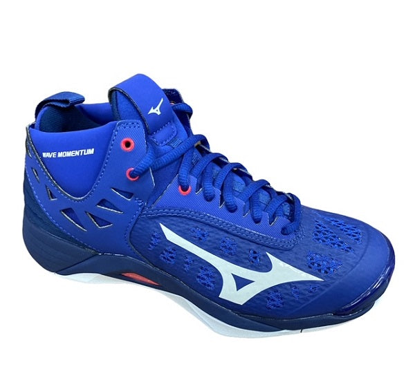 Mizuno scarpa da pallavolo maschile Wave Momentum Mid V1GA191720 reflex blue white