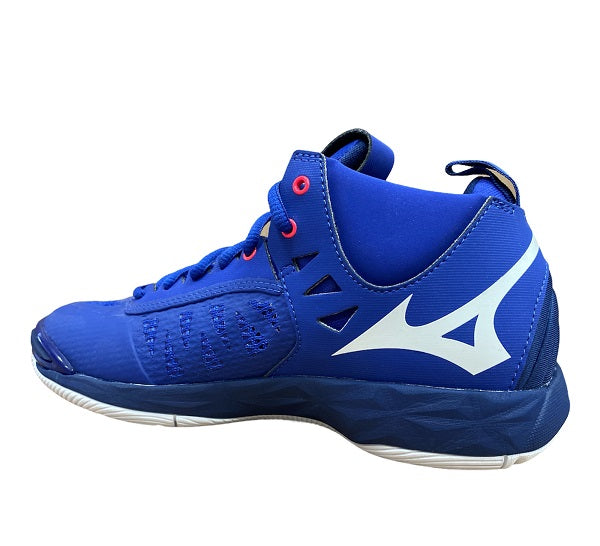 Mizuno scarpa da pallavolo maschile Wave Momentum Mid V1GA191720 reflex blue white