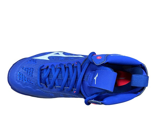 Mizuno scarpa da pallavolo maschile Wave Momentum Mid V1GA191720 reflex blue white