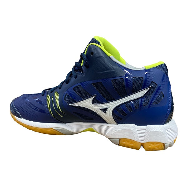 Mizuno scarpa da pallavolo da uomo Wave Tornado X Mid V1GA161771 nero-blu