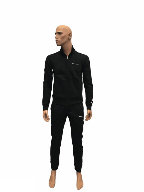 Champion Tuta in Felpa da uomo Full Zip 216692 CHA NBK nero
