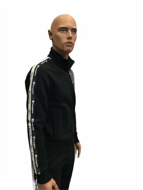 Champion Tuta in Felpa da uomo Full Zip 216692 CHA NBK nero
