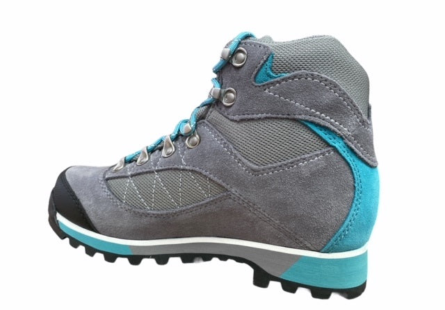 Dolomite scarponcino da trekking da donna Zernez GTX 248116 GG/DTG grigio canna di fucile-verde ottanio