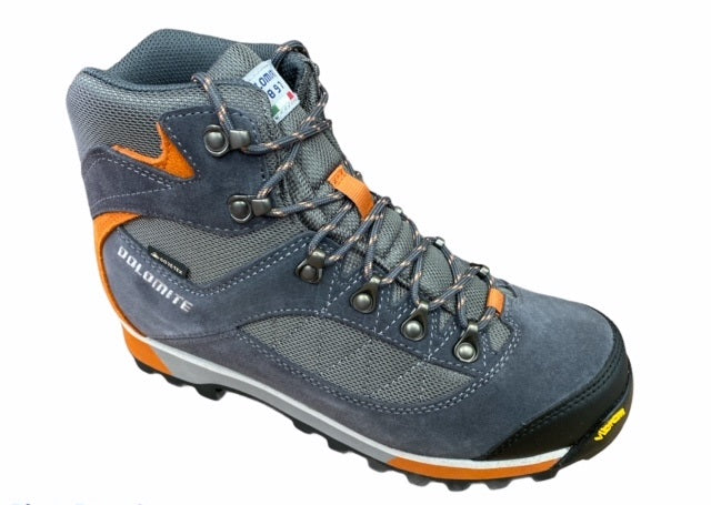 Dolomite scarponcino da trekking in Gore-Tex Zernez GTX 248115 AG/BO grigio asfalto-arancione