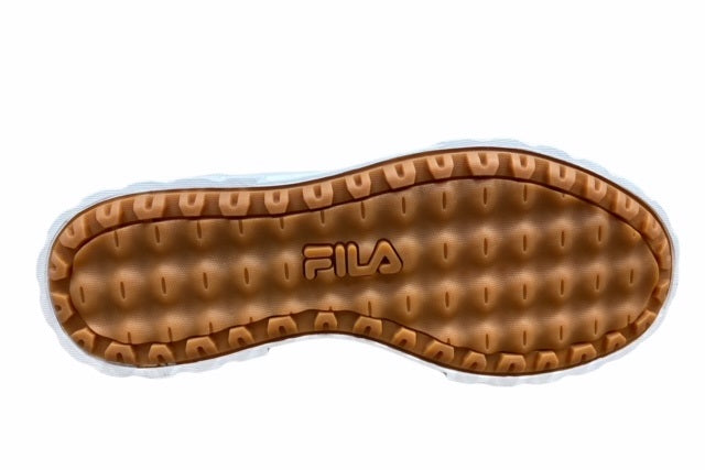 Fila scarpa sneakers in pelle con zeppa da donna Sandblast 1011035.1FG bianco
