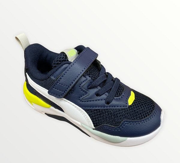Puma scarpa sneakers da infant X-Ray Lite AC Inf 374398 21 blu-bianco-giallo