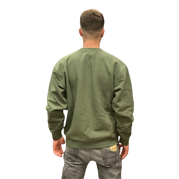 Obey Felpa da uomo Mini Box Logo Crew Specialty Fleece 112480100 thyme