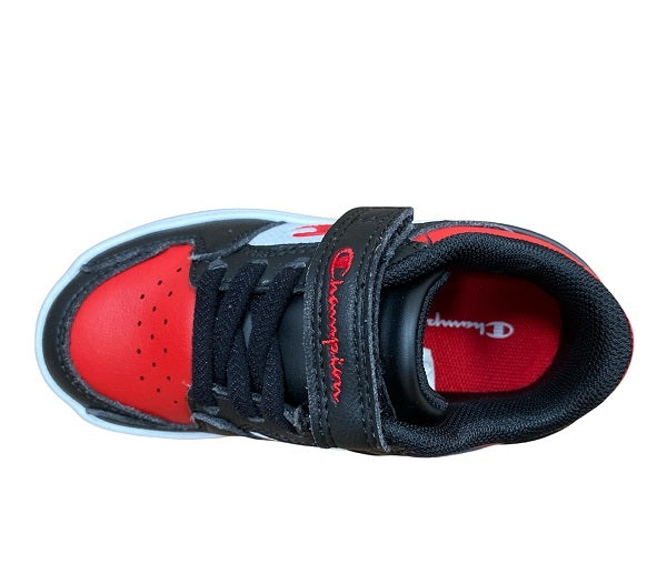 Champion scarpa sneakers da bambino Rebound 2.0 Low 2258-CHA-KK002 NBK/WHT/RED nero-bianco-rosso