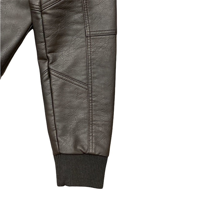 Censured Giacca da Uomo in ecopelle JMWHAMT PMA 14 marrone scuro