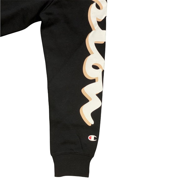 Champion Felpa Girocollo da bambino con stampa sulla manica 404211 nero
