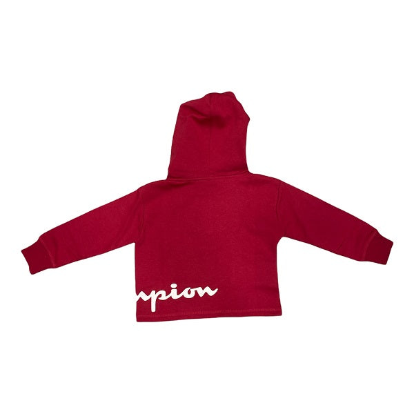 Champion Felpa con Cappuccio con stampa laterale 404195 CHA RS061 BGN rosso