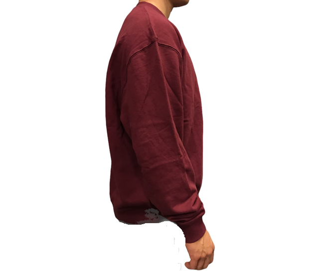 Santa Cruz Felpa girocollo Void Hand Crew SCA-CRW-077 burgundy