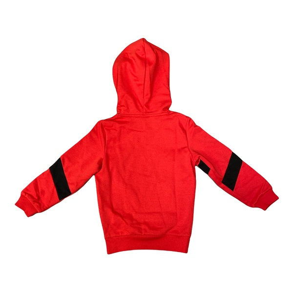 Puma felpa da bambino con cappuccio stampa logo grande 846887 11 rosso