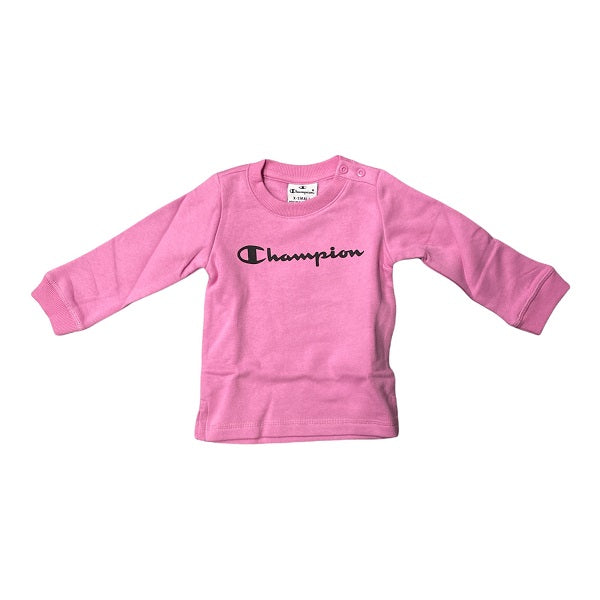 Champion Tuta da bambina Felpa e Pantalone 404235 CHA PS009 FUP rosa
