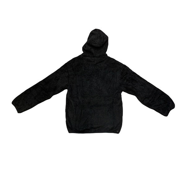Kappa maglia in pile con cappuccio e cerniera intera Logo Clo 34111QW 005 nero