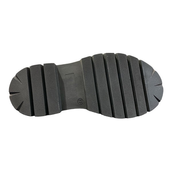 Shooters Anfibio alto 8 fori vera pelle suola platform roccia S16005-01 nero
