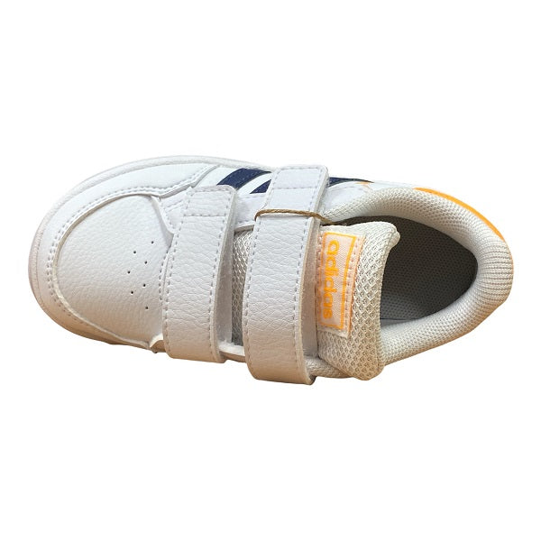 Adidas scarpa sneakers fa ragazzi Breaknet CF I GW2901 bianco-blu-arancio
