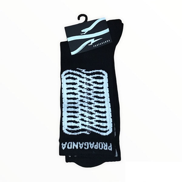 Propaganda Calza Ribs 722 01 nero taglia unica
