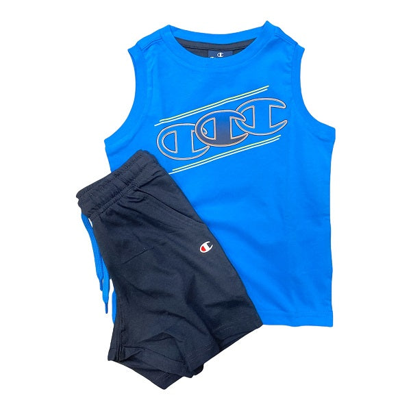Champion Set junior 305988 BS107 ATB/NBK azzurro-nero
