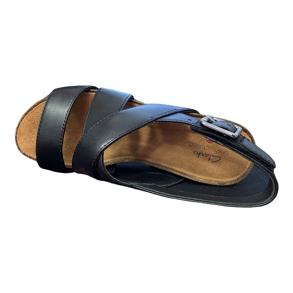 Clarks Sandalo da donna Lizby Cross 152108 nero
