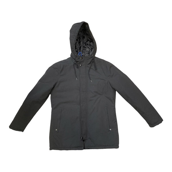 Astrolabio giaccone da uomo con cappuccio CP7J 500 nero