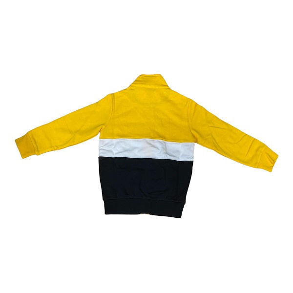 Champion Tuta sportiva garzata da ragazzo Full Zip 306036 YS011 LCO giallo bianco nero