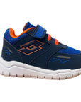 Lotto scarpa da ginnastica da bambino Spacelite AMF 2 INF 217516 8XJ blu arancione