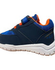 Lotto scarpa da ginnastica da bambino Spacelite AMF 2 INF 217516 8XJ blu arancione
