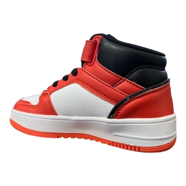 Champion scarpa sneakers da ragazzo Rebound 2.0 Mid S32262 WW006 WHT bianco-arancio-nero