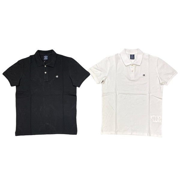 Champion 2 Polo maniche corte da uomo 217540 KK001 NBK-WHT nero e bianco