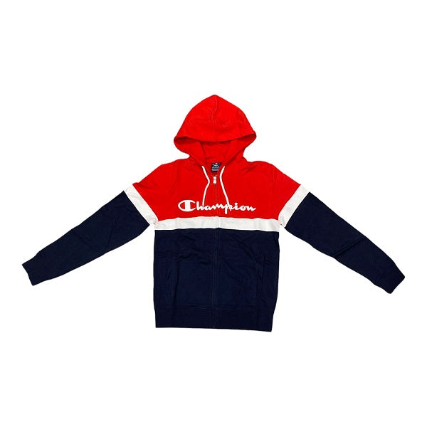 Champion Tuta Hooded Ful Zip 217413 BS501 NNY red-navy