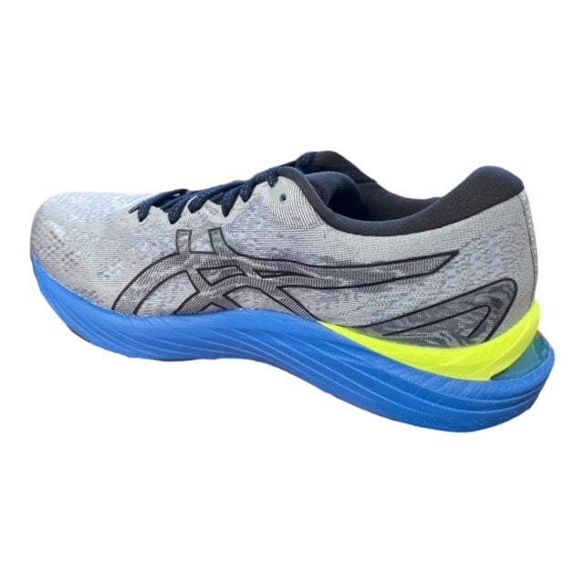 Asics scarpa da corsa da uomo Gel Cumulus 23 1011B012 030 grigio-giallo-azzurro