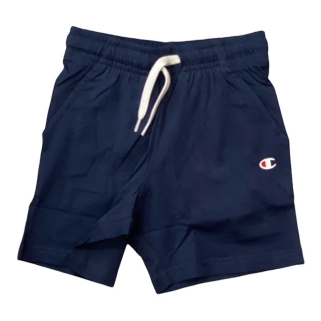 Champion completo da ragazzo maglietta e pantaloncino 305985 WW001 WHT bianco-blu