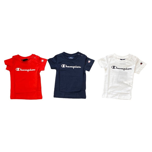 Champion 3T-shirt manica corta 305974 WW006 white-red-navy