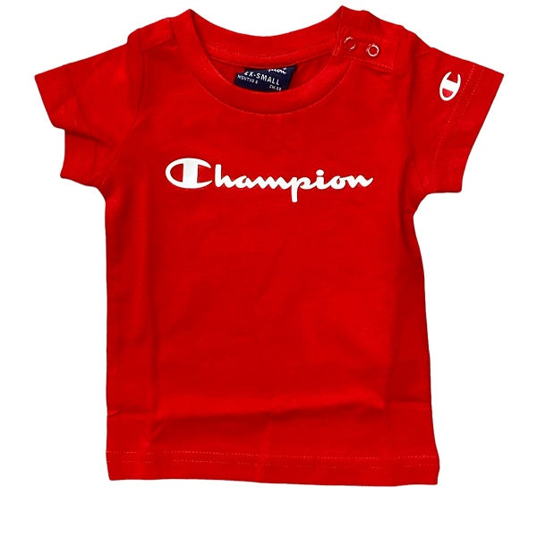 Champion 3T-shirt manica corta 305974 WW006 white-red-navy