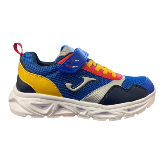 Joma scarpa da ginnastica da bambino Star Jr 2204 royal-yellow