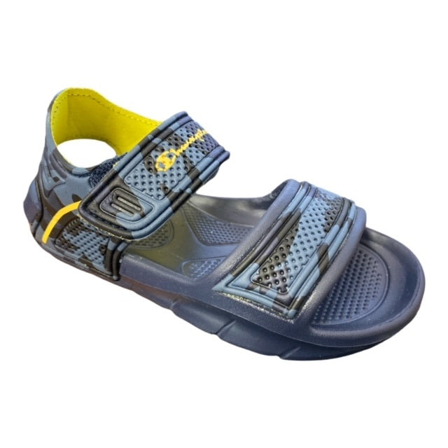 Champion sandalo da bambino Squirt B PS S31243 BS035 DRB blu mimetico-giallo