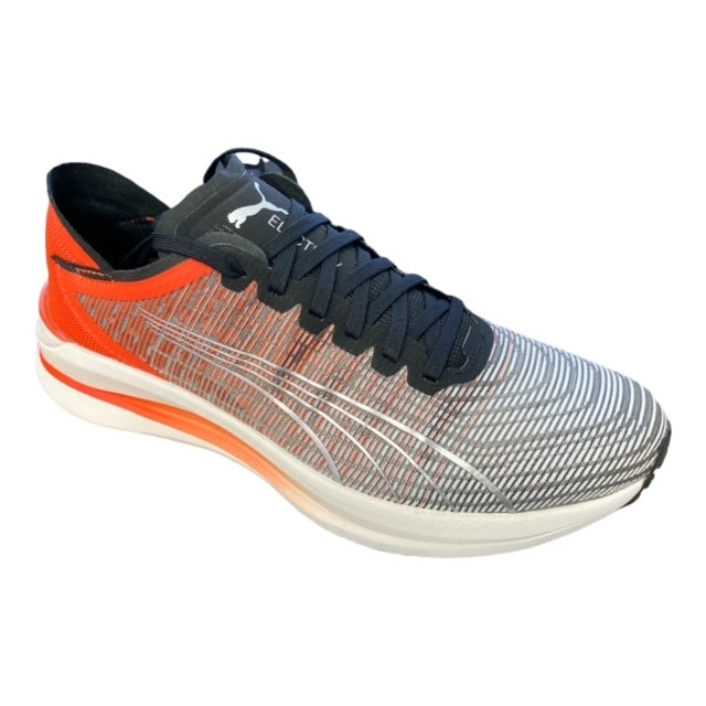 Puma scarpa da running uomo Electrify Nitro 195173 12 black-cherry tomato-white