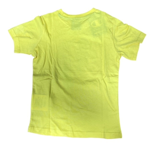 Champion Completino da ragazzo T-shirt manica corta e Pantaloncino 306050 YS099 MZE giallo nero