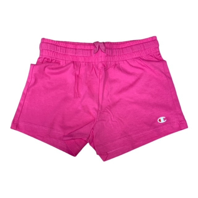 Champion Completo ragazza T-shirt manica corta e pantaloncino 404396 WW001 WHT white