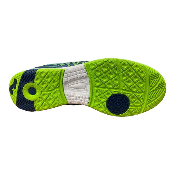 Joma scarpa da calcetto indoor da bambino Champion 504 CHAJW.504.PS blu-verde