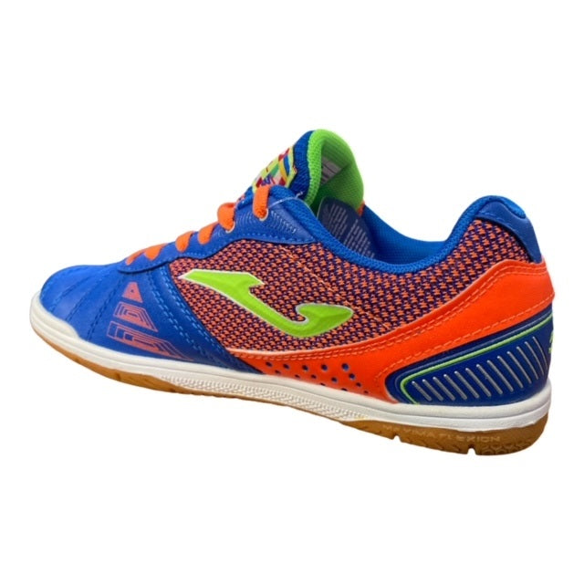 Joma scarpa da calcetto indoor da junior Mundial 604 MUNJW.604.IN blue-orange